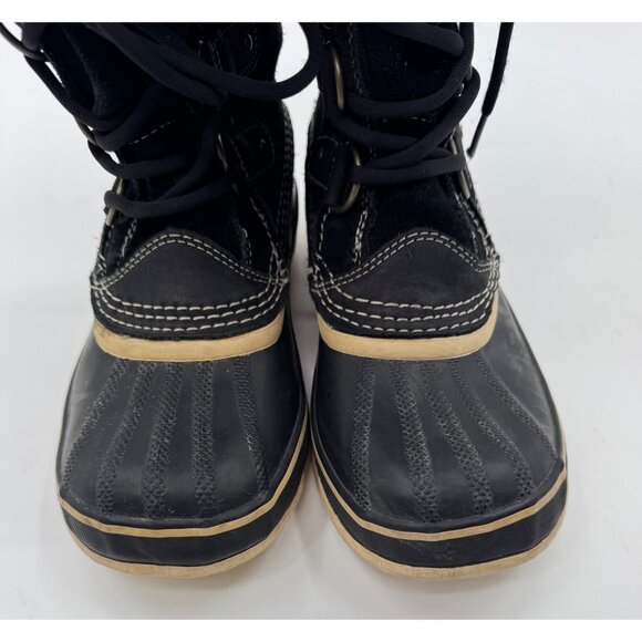 Sorel Joan Of Arctic Waterproof Winter Snow Boots Womens 7.5 Faux Fur Lined Blac - Picture 4 of 16